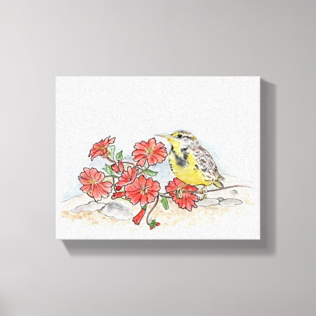 Montana Stretched Canvas Print (Front)