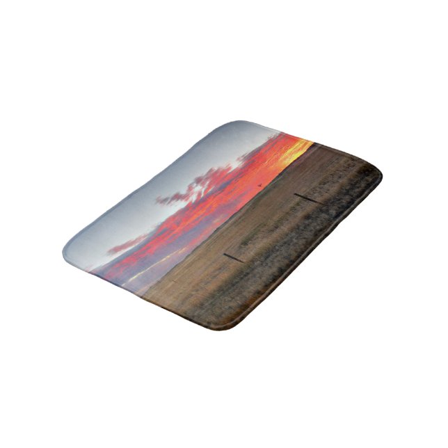 Montana Sunrise Bathroom Mat (Angled)