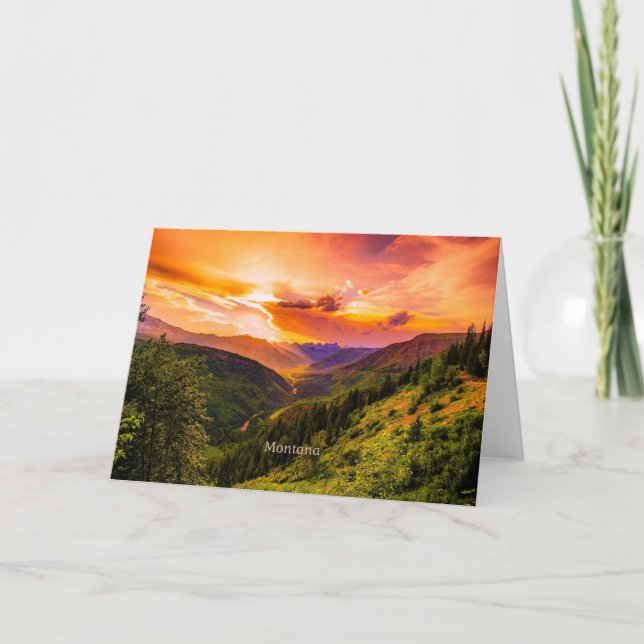 Montana Sunset Card (Front)