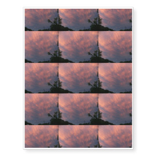 Montana Sunset Temporary Tattoos