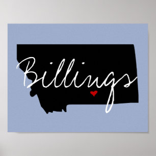 Montana Town Poster
