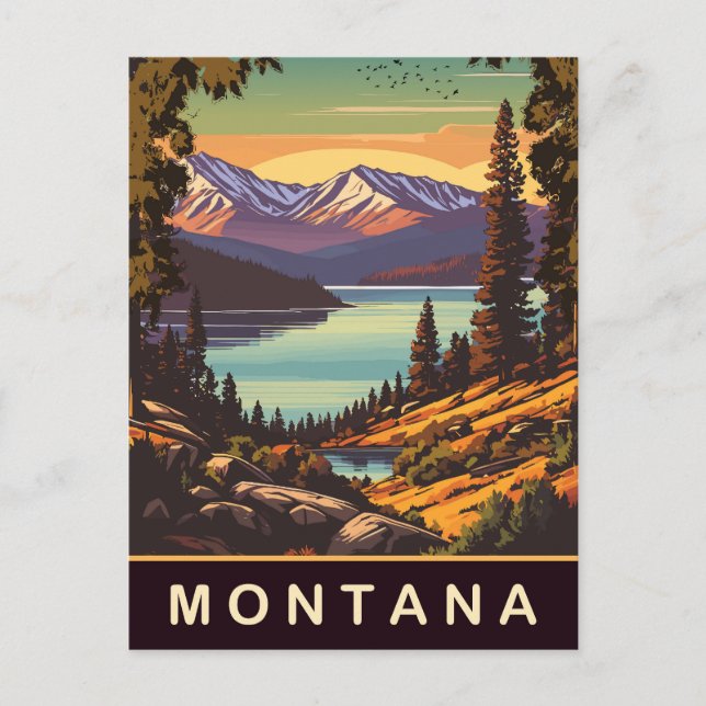 Montana, Travel Postcard (Front)