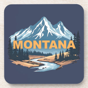 Montana United States of America Beverage Coaster