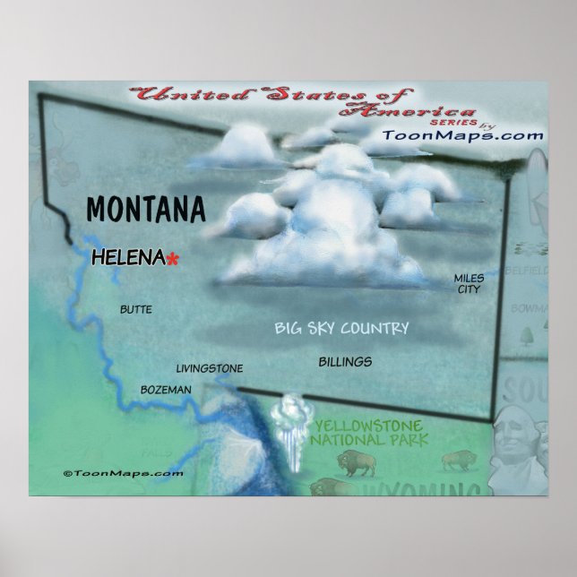 Montana USA Poster (Front)
