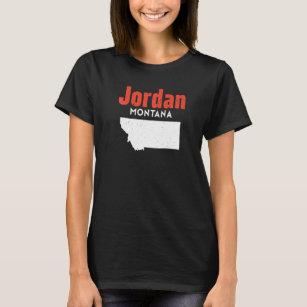 Montana Usa State America Travel Montanan Jordan T-Shirt