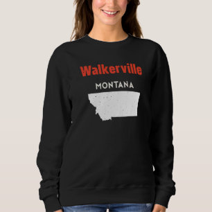 Montana Usa State America Travel Montanan Walkervi Sweatshirt