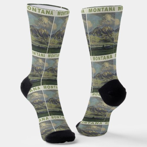 Montana Vintage Travel Socks