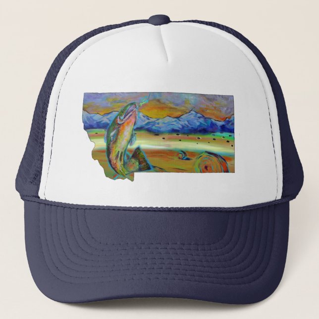 Montana w/ Trout Trucker Hat (Front)