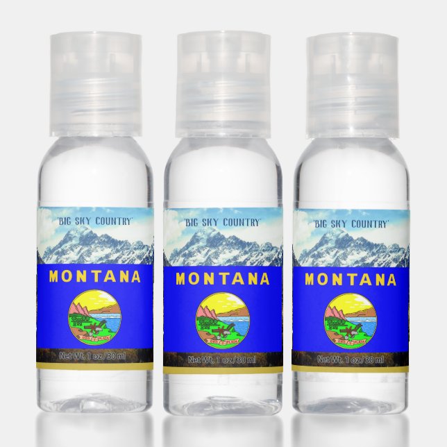 Montana Wedding Party Favors Cooperate Gifts  Hand Sanitizer (Set)