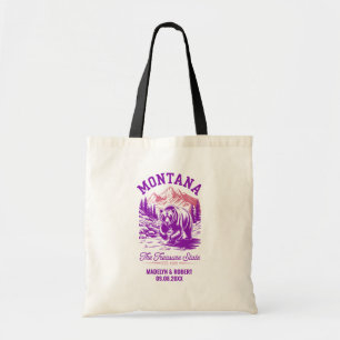 Montana Wedding Welcome Bag, State Love Tote Bag