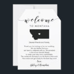 Montana Wedding Welcome Tag Letter Itinerary<br><div class="desc">This modern and elegant card / gift tag is the perfect addition to your hotel welcome bags. Enter the main events and a customized note to help your guests navigate the weekend. The extra large size allows you to enter all the information you need, then just tie to the handles...</div>