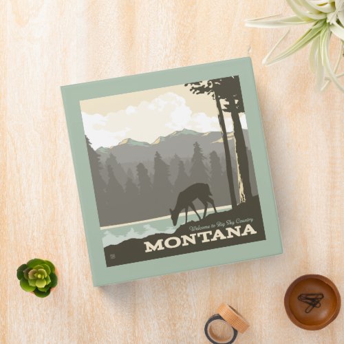 Montana  Welcome to Big Sky Country 3 Ring Binder