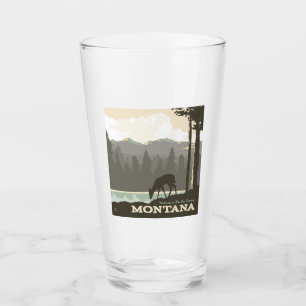 Montana Welcome to Big Sky Country Glass