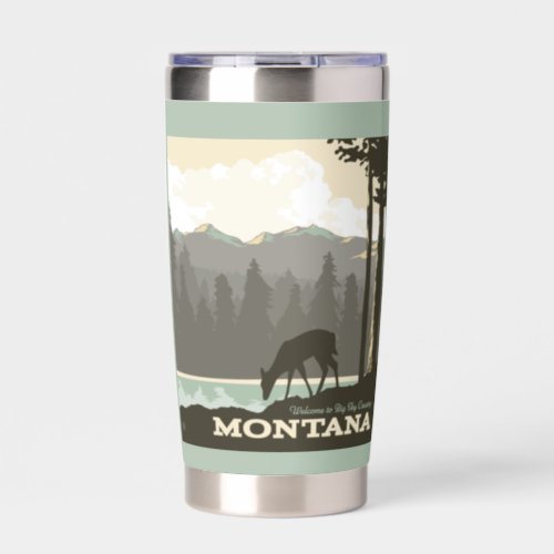 Montana  Welcome to Big Sky Country Insulated Tumbler