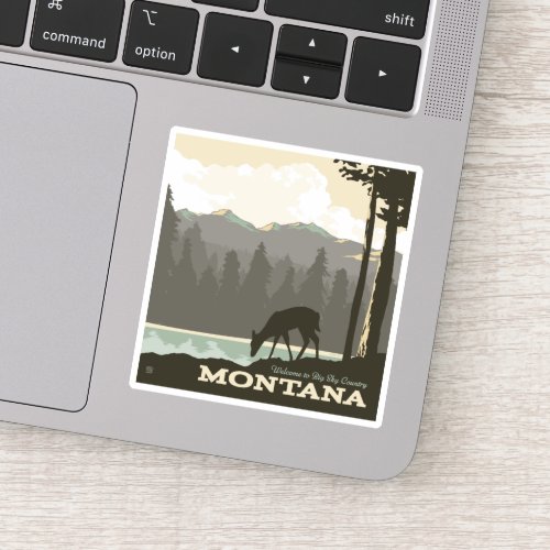 Montana  Welcome to Big Sky Country Sticker