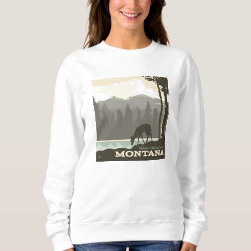 Montana  Welcome to Big Sky Country Sweatshirt