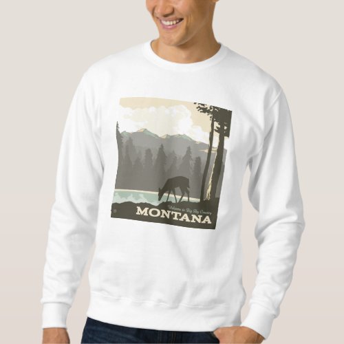 Montana  Welcome to Big Sky Country Sweatshirt