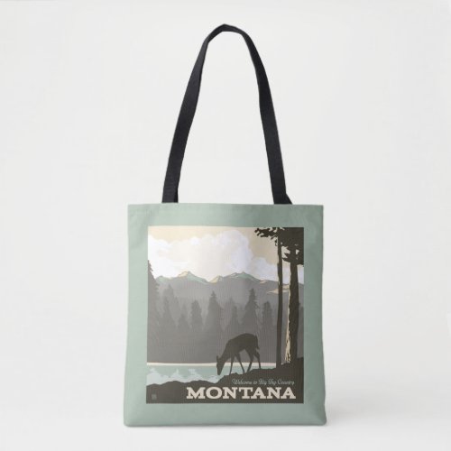 Montana  Welcome to Big Sky Country Tote Bag