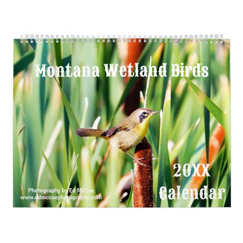 Montana Wetland Birds Calendar