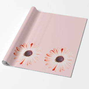 Montana Wildflowers In Pink Wrapping Paper