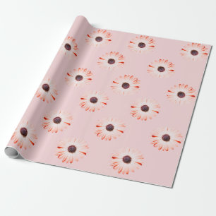 Montana Wildflowers In Pink Wrapping Paper