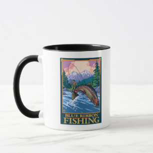 MontanaBlue Ribbon Fly Fishing Mug