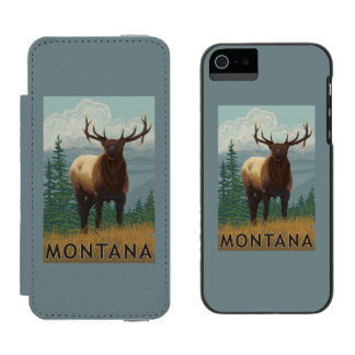 MontanaElk Scene iPhone SE/5/5s Wallet Case