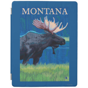 MontanaMoose Vintage Travel Poster iPad Smart Cover