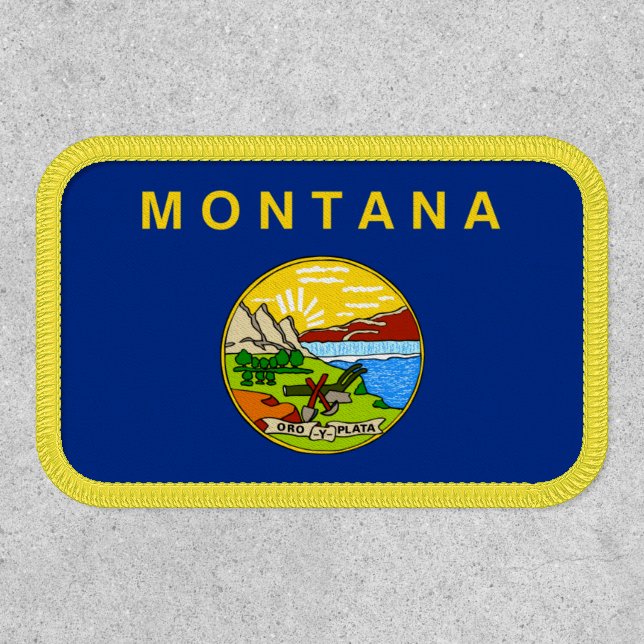 Montanan Flag, Flag of Montana Patch (Front)
