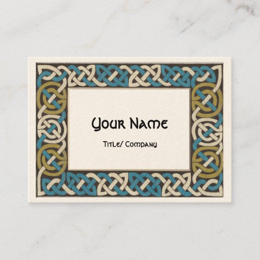 Customizable Montani chubby business cards