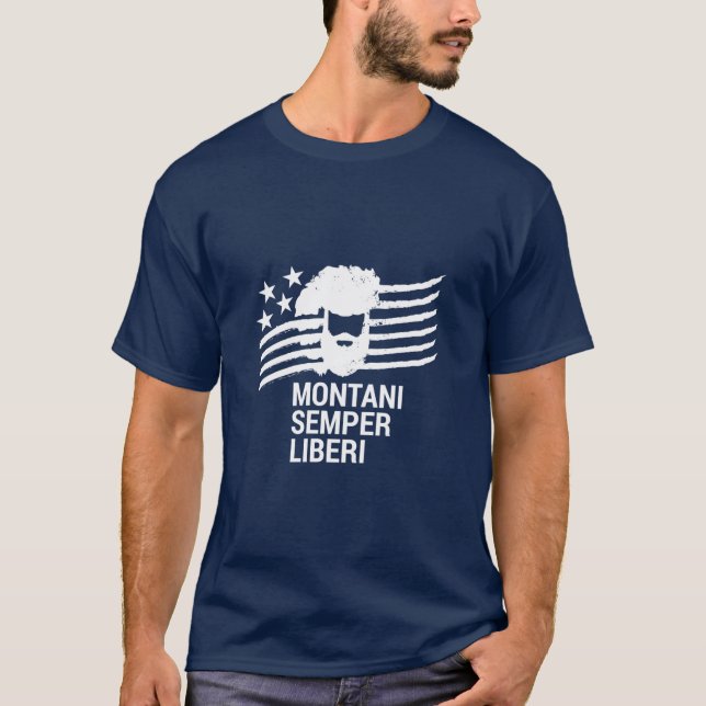 MONTANI SEMPER LIBERI T-Shirt (Front)