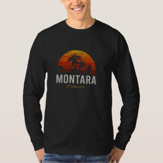 Montara California Retro Surfer Vintage Beach T-Shirt