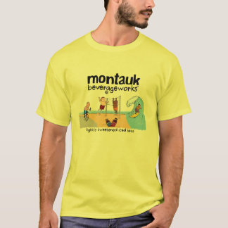 Montauk BeverageWorks - Beach and Iced Tea T-Shirt