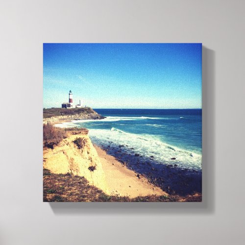 MONTAUK lighthouse Canvas Print