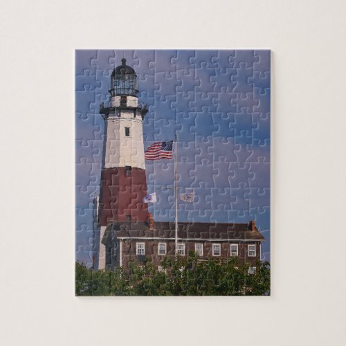 Montauk Lighthouse in Long Island New York Jigsaw Puzzle