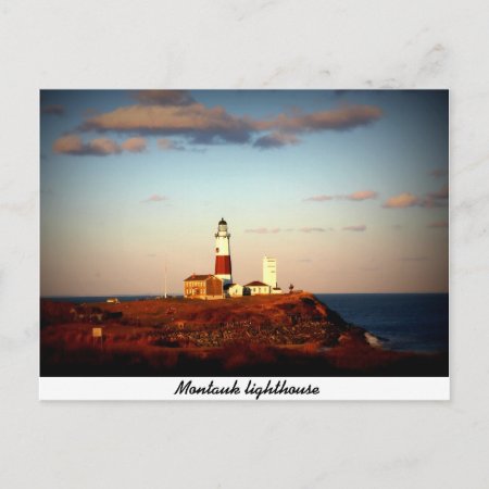 Montauk Lighthouse Postcard