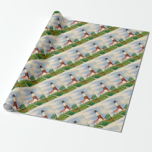 Montauk Lighthouse Wrapping Paper