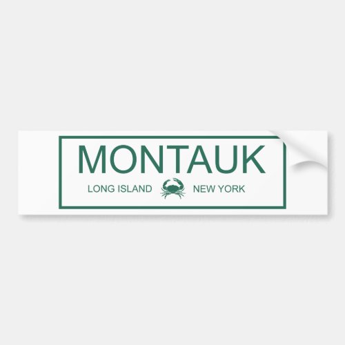 Montauk Long Island New York Bumper Sticker