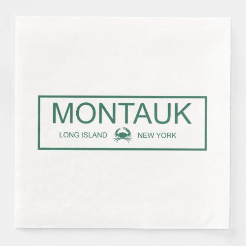 Montauk Long Island New York Paper Dinner Napkins