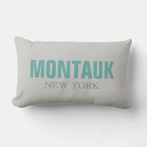 Montauk New York Beach Throw Pillow