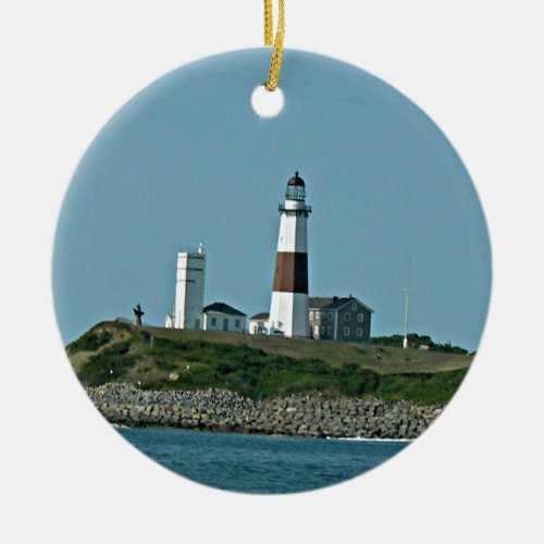 Montauk New York Ceramic Ornament