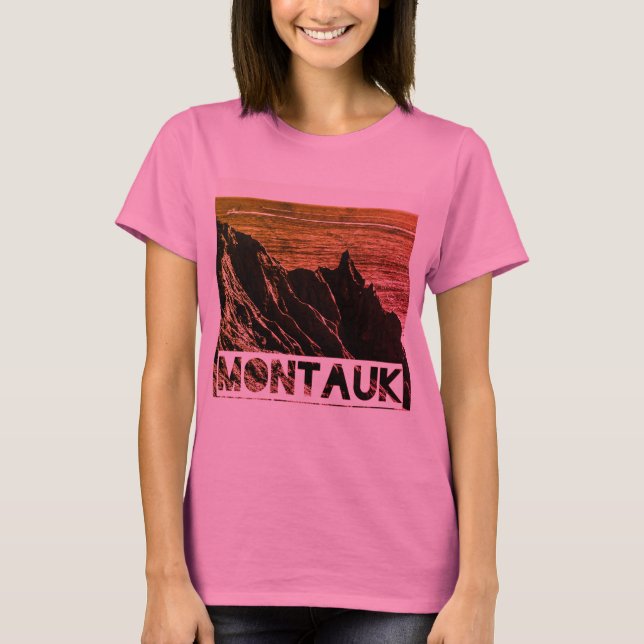 montauk new york summer tee (Front)