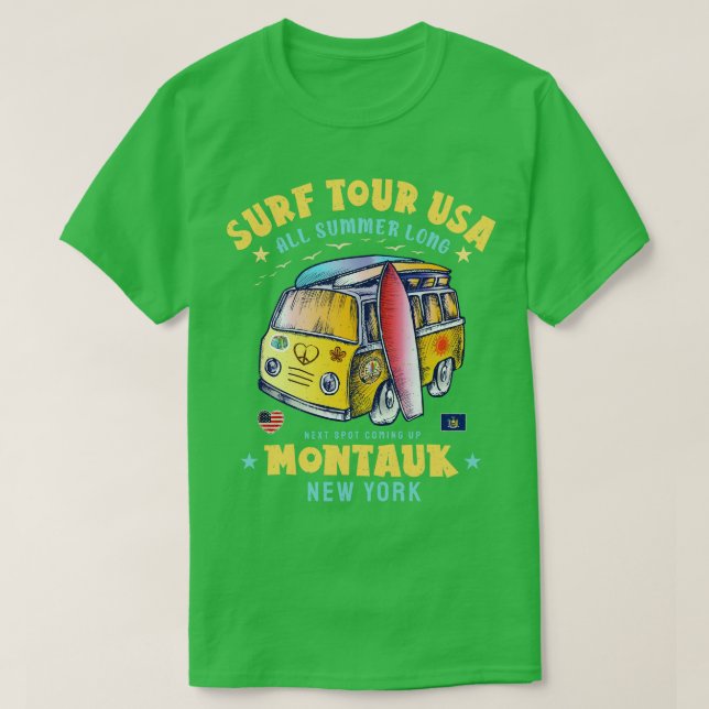 Montauk New York T-Shirt (Design Front)