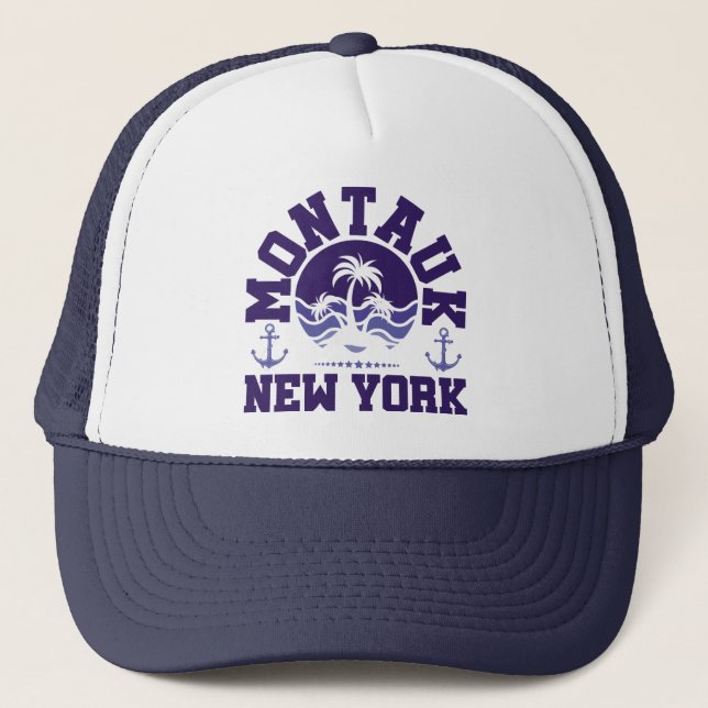 Montauk,New York Trucker Hat (Front)