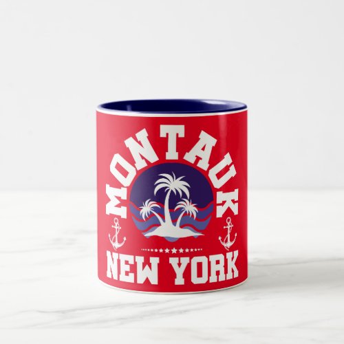 MontaukNew York Two_Tone Coffee Mug