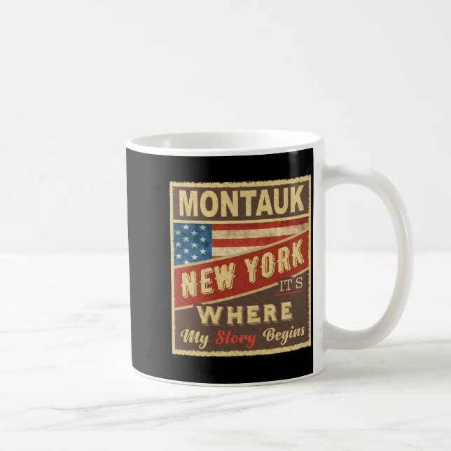 Montauk Ny Its Where My Story Begins _1  Coffee Mug (Right)