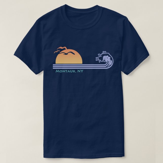 Montauk NY T-Shirt (Design Front)