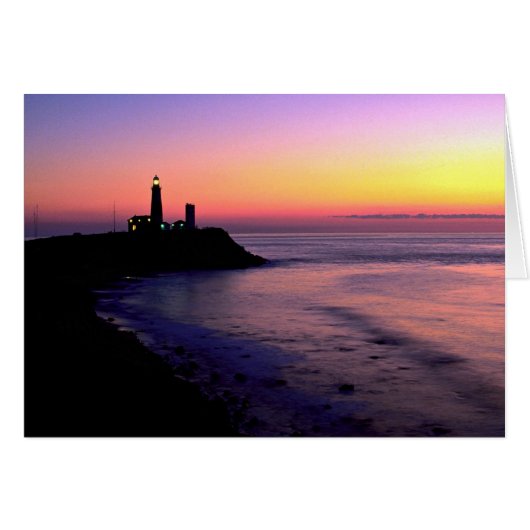 Montauk Point lighthouse Cards (Front Horizontal)