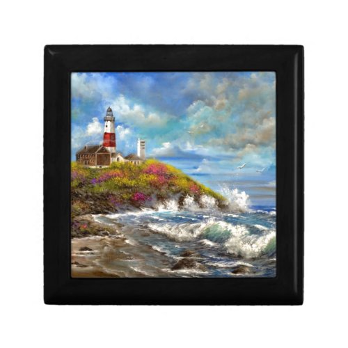 Montauk Point Lighthouse Jewelry Box