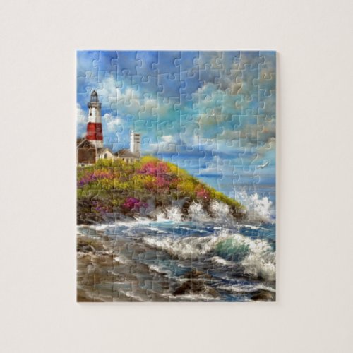 Montauk Point Lighthouse Jigsaw Puzzle